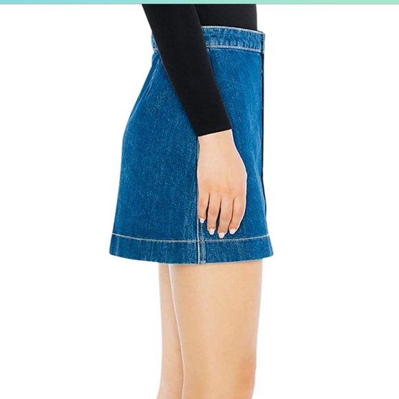 American Apparel Denim Mini Skirt - Picture 5 of 7